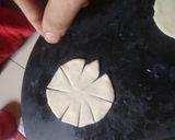 A picture of step 5 of Shakkarpara.