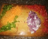 A picture of step 2 of Spaghetti with sausage#4weekschallenge#charityrecipe.