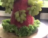 Gambar langkah 4 resipi Fresh Fruits Cake.