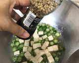 椒麻鹽滷豆腐燴秋葵的食譜步驟3照片
