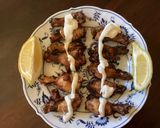 A picture of step 4 of California Farm Crispy Chicken Wings in Blue Cheese Dip.