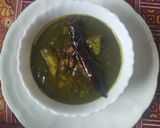 A picture of step 9 of Aloo Palak.