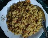 A picture of step 5 of Leftover Chhole Pulao.