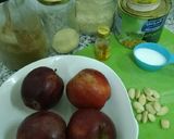 A picture of step 1 of Super apple halwa.