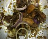 Gambar langkah 4 resipi Ayam Cili Api Hijau Simple.