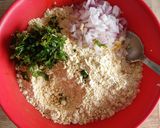 A picture of step 2 of Missi roti - taste of Punjab.