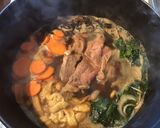 A picture of step 2 of California Farm Sukiyaki Dinner.