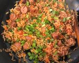A picture of step 7 of Omurice (Japanese Fried Rice with Omelette).