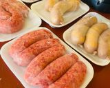 A picture of step 6 of Blanched Hungarian-style Beef Sausage.