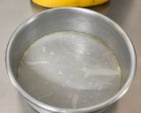 A picture of step 1 of Banana Sooji Cake.