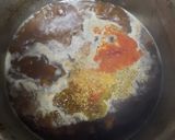 A picture of step 3 of Imli and khajoor ki chutney.