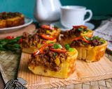 Gambar langkah 4 resipi Kuih Bakar Daging.