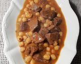 Foto del paso 25 de la receta Garbanzos lechoso con tapa de ternera y ras el hanout