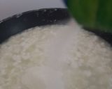 A picture of step 3 of Chocolate kalakand.
