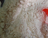 A picture of step 2 of Gireba(traditional cookies).