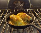 A picture of step 5 of Jalapeno popper Hasselbeck potatoes.