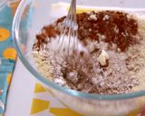 A picture of step 2 of Easy Chocolate Cake, moist and light-textured.