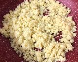 A picture of step 2 of Kesar Mawa Peda.