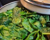 Foto del paso 1 de la receta: Bancham de espinaca y sésamo