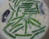Foto langkah ke 2 dari resep Bobor Bayam Kacang Panjang.