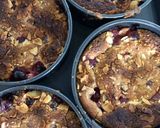 A picture of step 6 of Red Gooseberry and Almond Tray Bake.