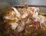 A picture of step 2 of Chicken yakhni pulao.