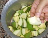 A picture of step 1 of Punjabi Aam ka achar.