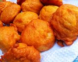 A picture of step 2 of Eggy Akara.