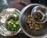 A picture of step 1 of Protein rich biryani.