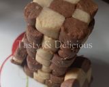 A picture of step 5 of Checkerboard cookies.