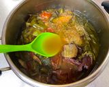 A picture of step 2 of ‘Don’t throw away’ Soup.