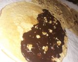صورة لخطوة 3 من وصفة كريب محشو بكريمة الشوكولاتة اللذيذة 😋😋