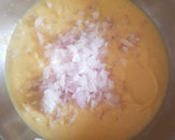 A picture of step 3 of Moong dal appe.