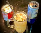 Hình bước làm 4 của món Soda Sữa Hột Gà
