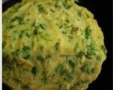 A picture of step 6 of #Moong ki dhuli dal ka chila with Spinach #Leafygreens#post 3.