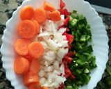 Foto del paso 1 de la receta: Hélices de lenteja con verdura y salsa de aguacate sin lactosa