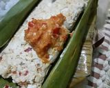 Foto langkah ke 7 dari resep Pepes Tahu Teri Telur Asin.