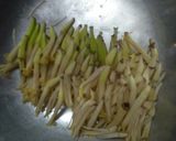 A picture of step 1 of Banana blossom fritters.