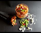 A picture of step 3 of Chinese Bhel.
