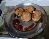 A picture of step 14 of Rava appe.