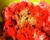 Töltött káposzta (szárma) édeskáposzta levélben recept fázis 2 fotója