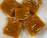 A picture of step 4 of Mango Halwa.