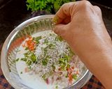 A picture of step 3 of Mixed Veg Appe with Gram Chutney - One Pot Healthy Breakfast under 15 minutes.