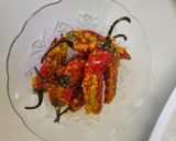 A picture of step 5 of Red chilli pickle.