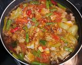 Foto langkah ke 5 dari resep Asem-Asem Daging Buncis.