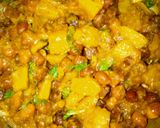 A picture of step 5 of Black Chana Chaat 😋💗🥰.