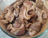 A picture of step 1 of Beef Bulgogi (불고기).