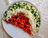 Pas rețetă Carne de miel fiartă & pilaf de bulgur cu vinete și salată asortată🧿 4 fotografie