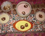 A picture of step 11 of Gulab jamun with Rabri rose flavour and in butter scotch, vanilla, rajbhog flavour.