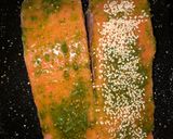 Foto del paso 2 de la receta: Salmón con albahaca y sésamo